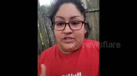 Girl's tearful reaction to her boyfriend's fake death ends in laughter