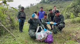 Army force seizes 1.2 million meth pills along northern Thai border