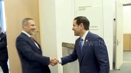 Belgium: Turkish Foreign Minister Fidan meets US Secretary of State Rubio in Brussels