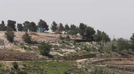 Illegal Israeli settlers damage to Palestinian lands, properties in occupied West Bank