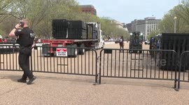 US: Security tightened around White House ahead of planned Gaza protest