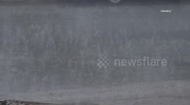 US, Los Angeles: Granada Hills Thunderstorm Brings Heavy Downpour