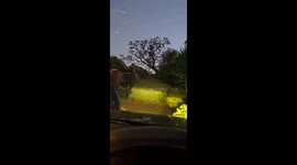 Wife scores double whammy scare in ongoing prank war with husband