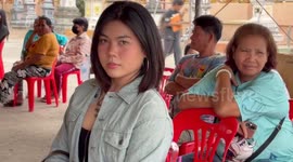 Beautiful Thai ladyboys dodge the draft at Thai military conscription
