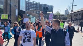 UK: Book Authors Protest Outside Meta Offices Over AI