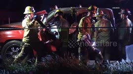 US, Bakersfield: Bakersfield Solo Vehicle Crash With Patient Extrication Results in Power Outage