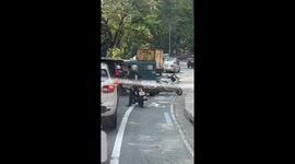 Road rage incident in Antipolo, Rizal, Philippines