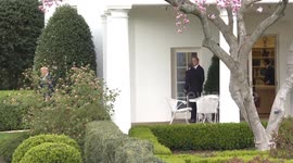 US: US President Trump departs from White House for Florida