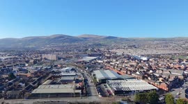 Lovely view of Belfast from a dji drone from 60m High