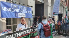 Support Dr. Swee Ang. I won't be silenced by the British Medical Association (BMA House) in London, UK