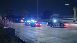 US, Los Angeles: Broadway Manchester Fatal Freeway Shooting