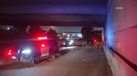 US, Los Angeles: Broadway Manchester Fatal Freeway Shooting Part 2