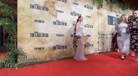 Raluca-Sandra Moore arrives on the red carpet for the Australian Premiere of THE LAST OF US (Season 2) and Australian launch of MAX, Sydney, Australia