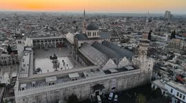Syria: DRONE - Syrians mark 1st Eid al-Fitr in post-Assad era