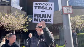 Germany: Anti-Tesla demonstration held in German capital