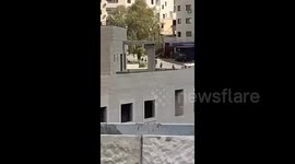 Israeli forces storm the city of Nablus, in the West Bank