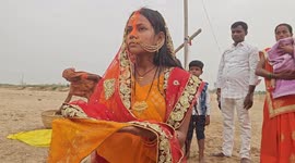 Hindu followers join Chhath Puja festival in India