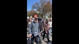 The anti-Donald Trump anti-Elon Musk protest in Portland, Oregon
