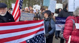 Germany: Protest held against Trump, Musk outside US embassy in Berlin