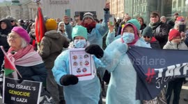 Sweden: Stockholm protesters denounce Trump’s proposal to move Gazans