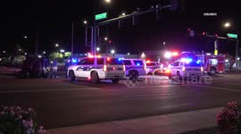 US, Phoenix: Phoenix Van Buren Street Rollover Crash