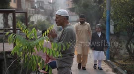 Nepal: Nepalese Muslims gather for Eid al-Fitr prayer in Kathmandu