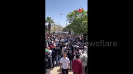 Jordan: Protest Near US Embassy in Amman Against Attack on Gaza
