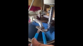 Plumber’s simple drain trap replacement turns into major repair in Richmond, Virginia, USA
