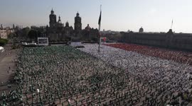 Mexico: Massive event held in Mexico City to promote healthy life with boxing