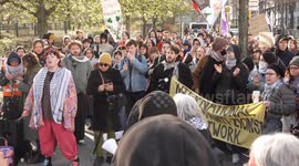 Berlin protest against deportation of pro-Palestinian activists