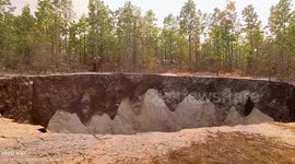 Huge sinkhole opens up in Myanmar following earthquake