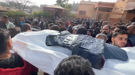 Funeral ceremony held for journalist killed in Israeli attack on southern Gaza