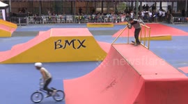 Venezuela: Freestyle BMX competition held in Venezuela