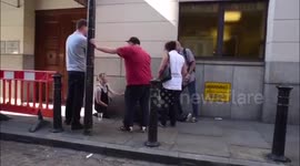 Person collapses possibly due to hot weather in London