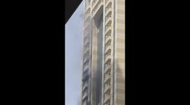 Fire in sulafa tower #dubaimarina #sulafatower #dubai https://t.co/FVEZEVAAqM