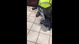 Engineer pranks work colleague with pen