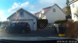 Bikers get angry at driver in dash-cam footage
