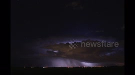 Stunning timelapse of nocturnal storm in Canada