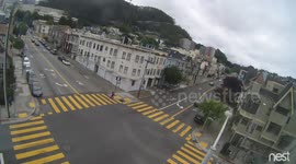 Car hits San Francisco Fire Truck