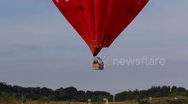 Perfect Air Balloon Landing