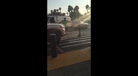 Parking lot confrontation at Colton, CA