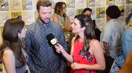 Justin Timberlake and Anna Kendrick attend Comi-Con in California