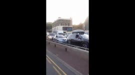 Huge traffic queue in Dover