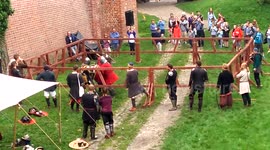 Malbork Poland medieval day. Battle of grunwald