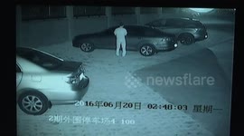 禅城:敲车窗盗窃 累了车内睡一夜