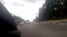 Shocking car crash caught on GoPro in Scotland