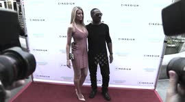 Eddie Murphy and girlfriend Paige Butcher are spotted at the premiere of the film Amateuer Night in Los Angeles, Ca