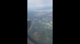 Landing at East Midlands airport