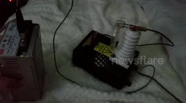 Plasma in xenon flash tube