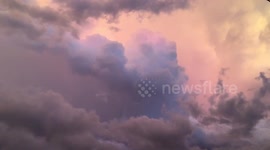 Amazing sky blue clouds